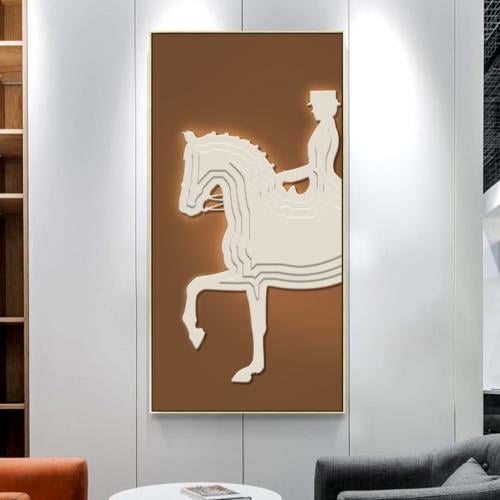 لوحة الخيل طولية  الاكثر مبيعا