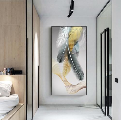 لوحة الريش طباعه