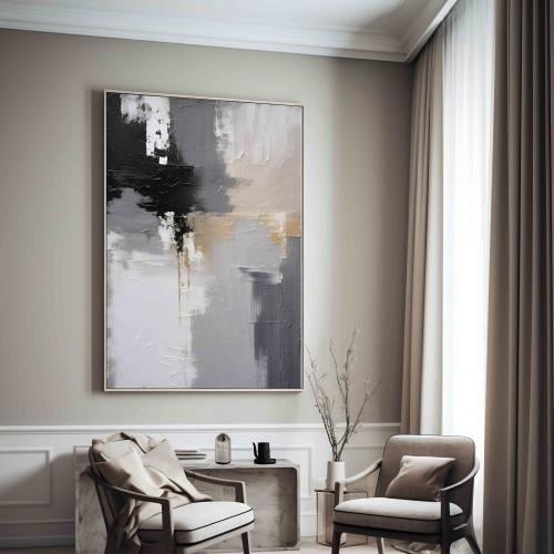 لوحه تجريدي طباعة