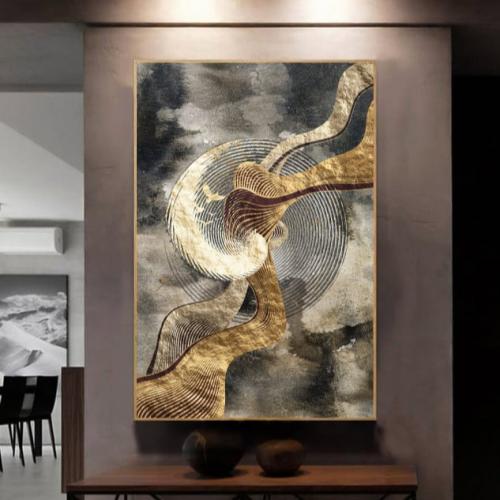 لوحه تجريدي طباعة