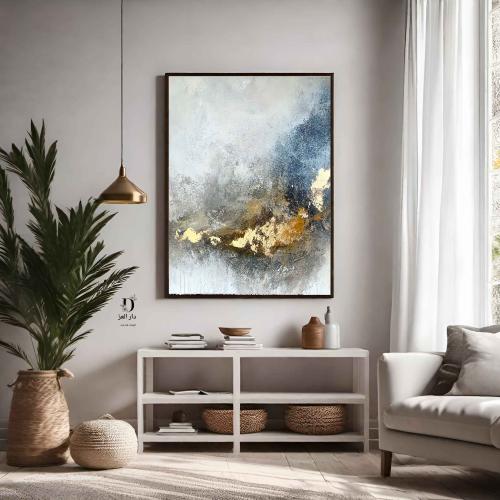 لوحه تجريدي طباعه مميزه