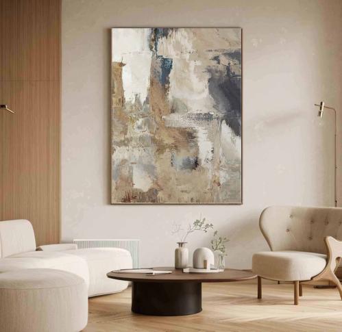 لوحه تجريدي طباعة