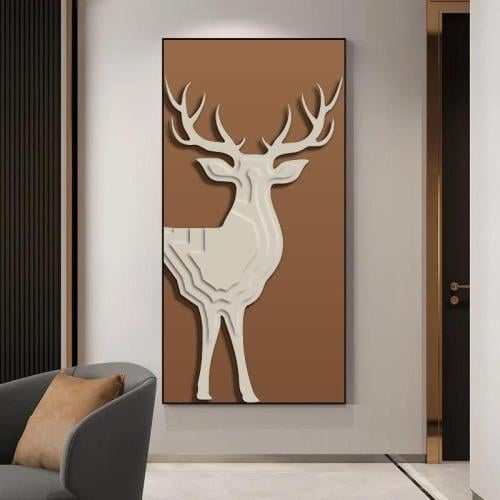 لوحة الغزال طولية