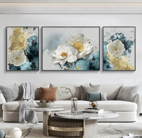 طقم مكون من ثلاث لوحات