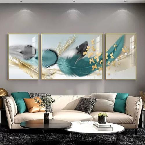 طقم مكون من ثلاث لوحات