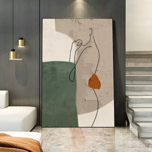 لوحه تجريدي طباعة