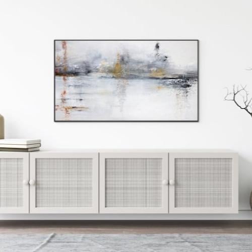 لوحه تجريدي طباعة