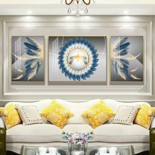 طقم مكون من ثلاث لوحات