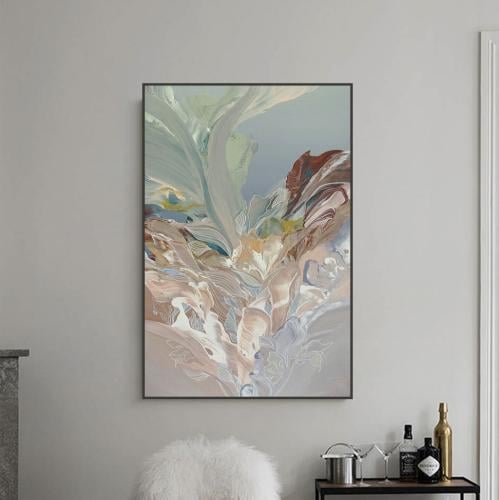 لوحه تجريدي طباعة