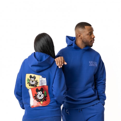Blue hoodie