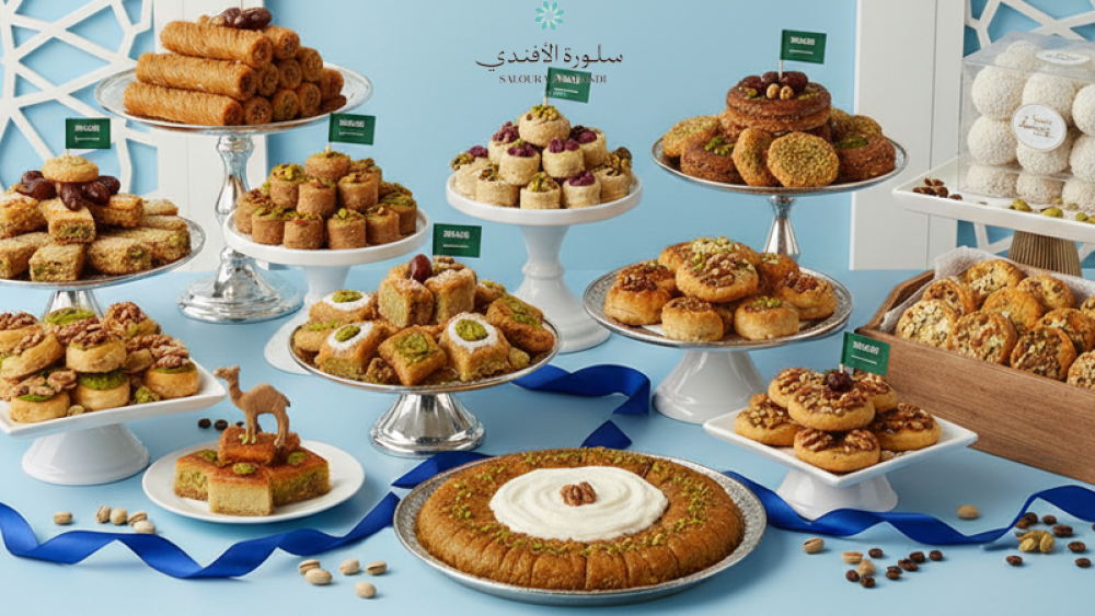 أفضل حلويات شرقية وغربية بطابع سعودي أصيل | سلورة الأفندي