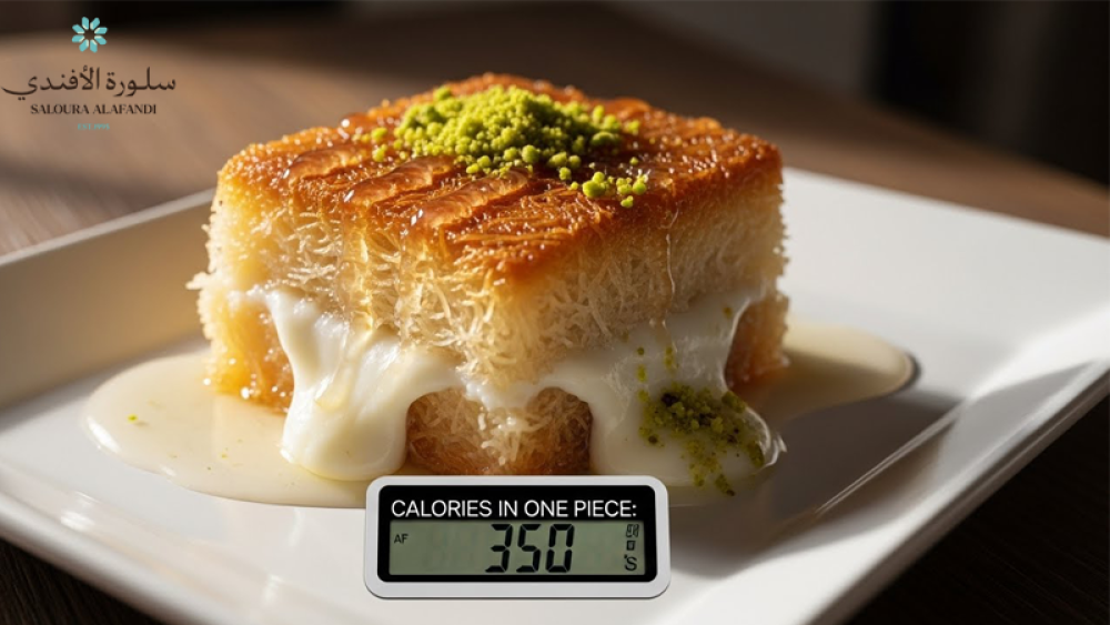 سعرات الكنافة : كم سعرة حرارية في قطعة الكنافة؟