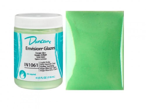 IN 1061 Light Kelp Shiny Vase