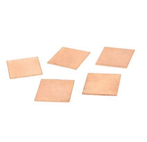 شريحة نحاس اصفر سماكه 1 مل مقاس 10*10