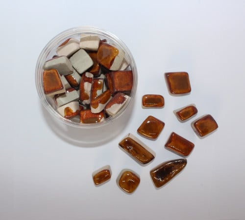 فسيفساء سيراميك - قرفة (بني)