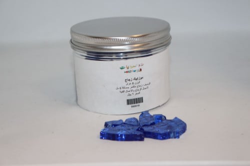 فسيفساء زجاجي أزرق