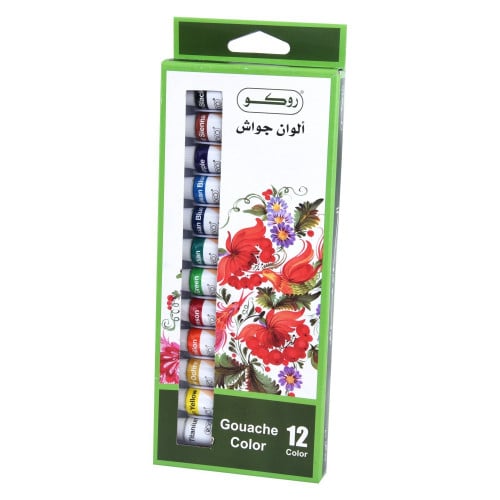 الوان جواش -12 لون روكو