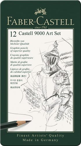 Castell 9000 Graphite Pencil, Pack of 12