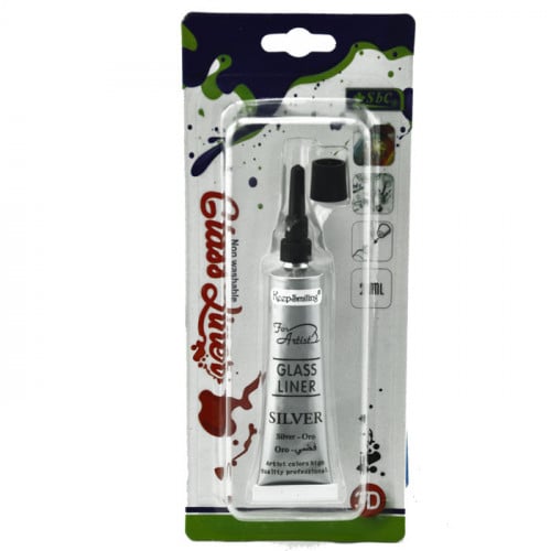 محدد زجاج - فضي