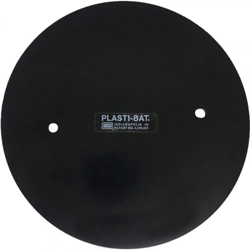 صحن أسود بلاستيكي للعجلة - وسط 12 إنش