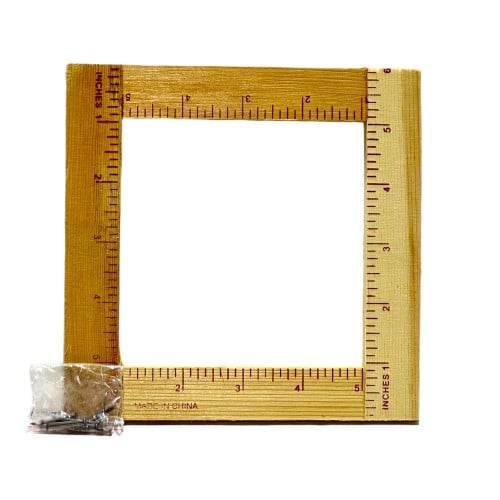 نول خشبي مربع مقاس 10 سم