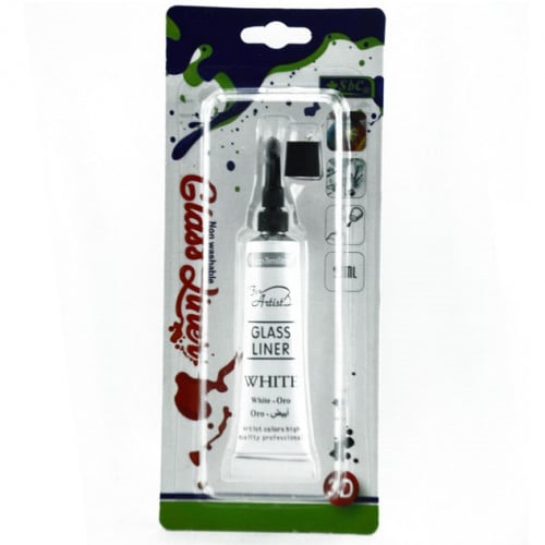 محدد زجاج - أبيض