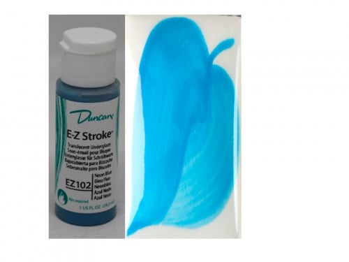 EZ 102 neon blue undergold semi-transparent matte