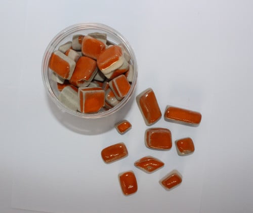 Ceramic Mosaic - Orange