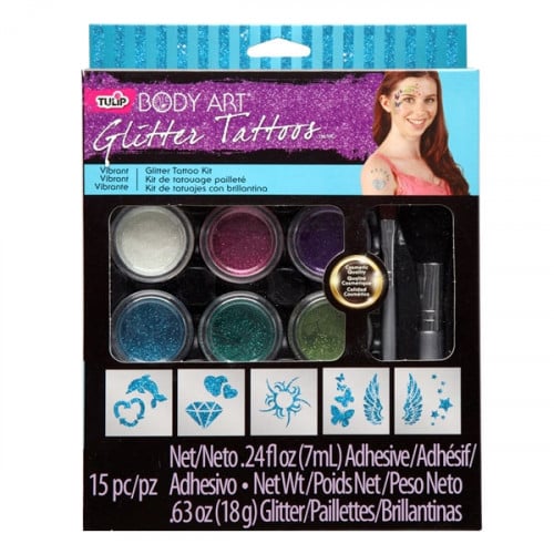 Glitter Tattoos Vibrant (32543)