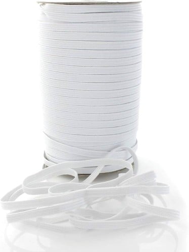 مطاط خياطة 1 سم لون ابيض