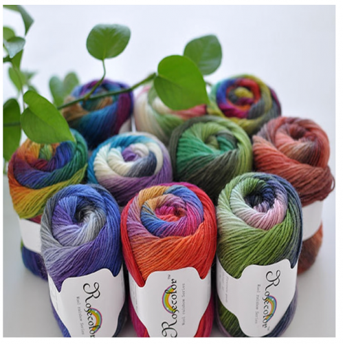 rainbow wool