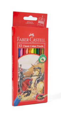 اقلام تلوين كلاسيكية من فابر كاستيل - 12 قطعة