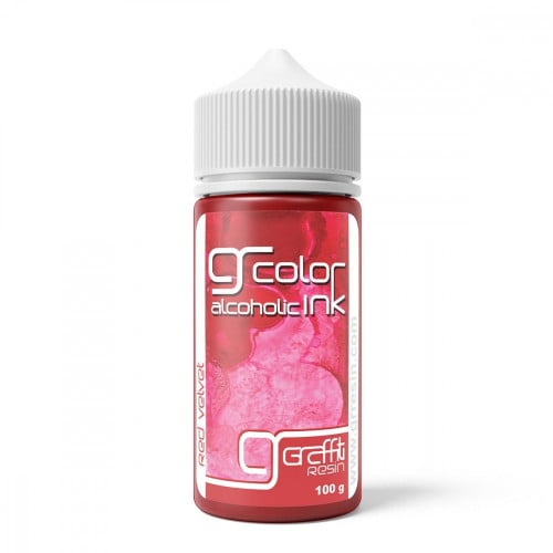 جرافيتي ريزن - حبر كحولي لون أحمر مخملي (100g)