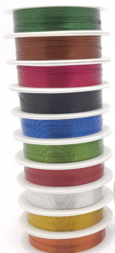 سلك نحاس للأعمال فنية - ملون / 1مم ملون