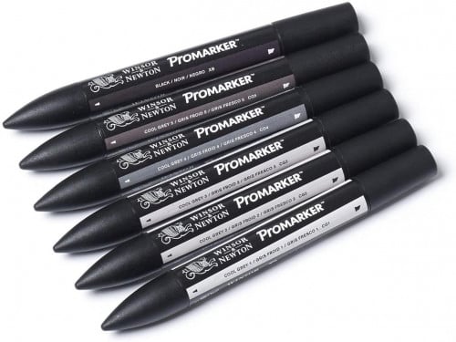 وينسور آند نيوتن بروماركر - مجموعة من 6 ألوان طبيعية