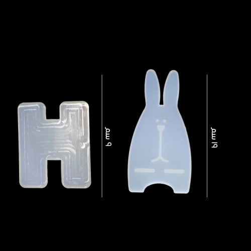 قالب سيليكون شكل ستناد ارنب 1446