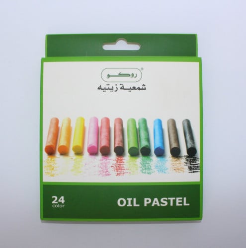 روكو الوان شمعية زيتيه قصيرة - 24 لون