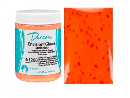 IN 1208 رشات البرتقالي الفاقع قليز لامع (118ml)