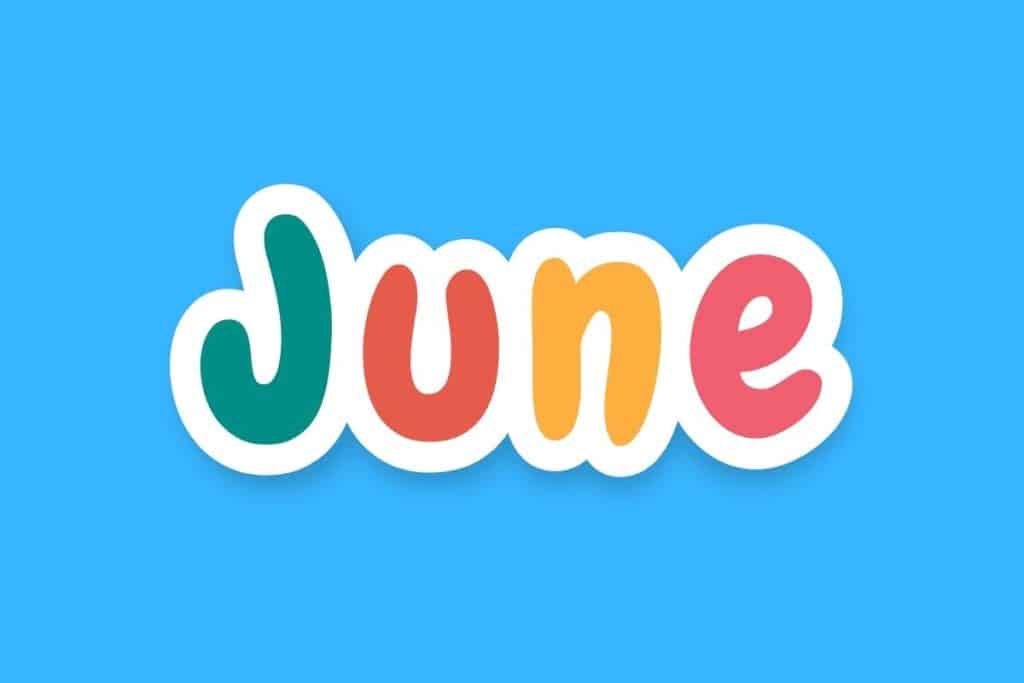 june  | جون