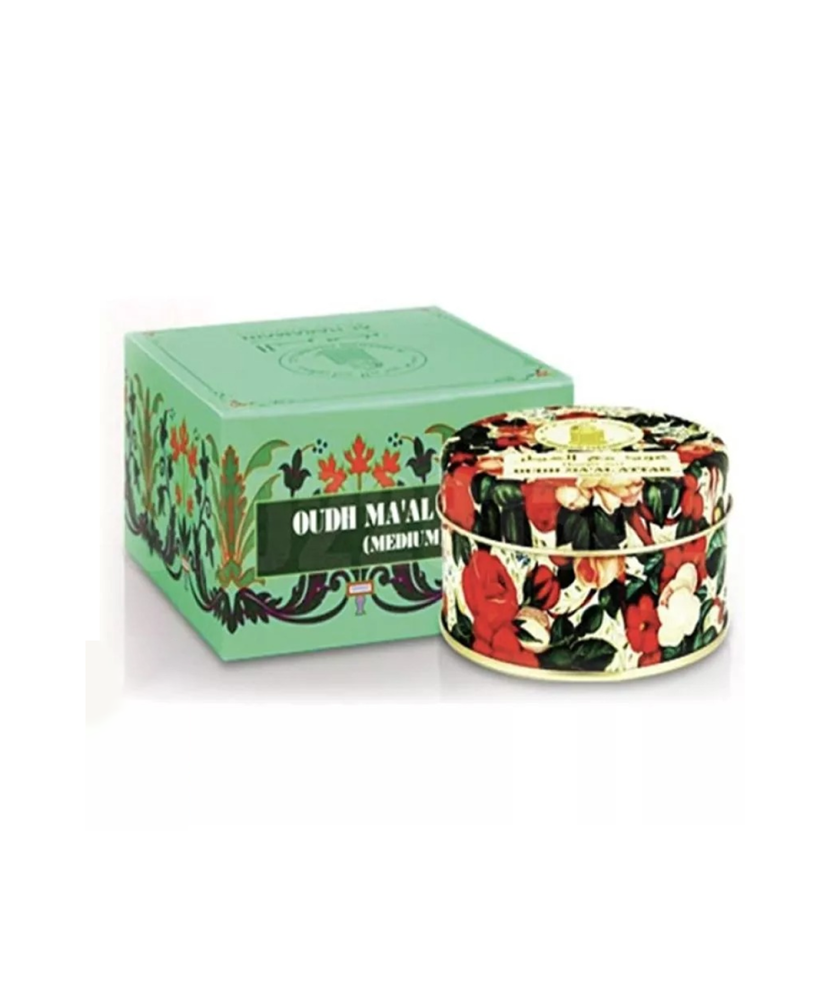 الحرمين بخور عود مع عطر الحجم وسط – 40 جرام