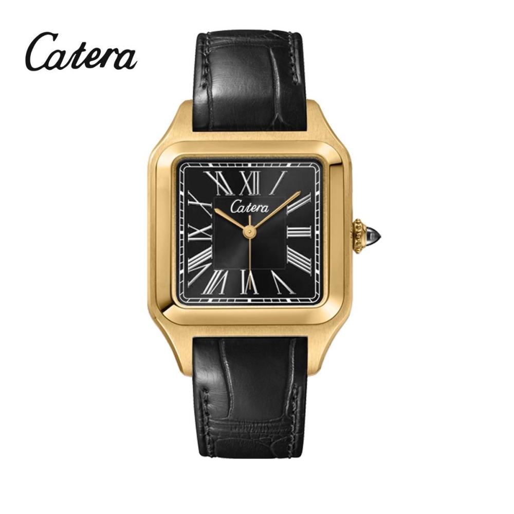 ساعة ماركة كاتيرا جلد