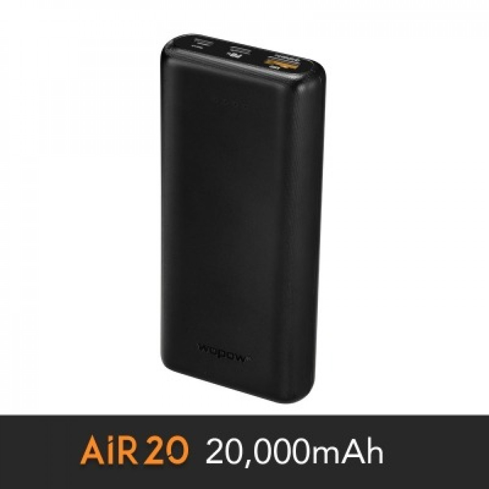 بوربنك Wopow  سعة 20 الف PD+IQ+QC3.0