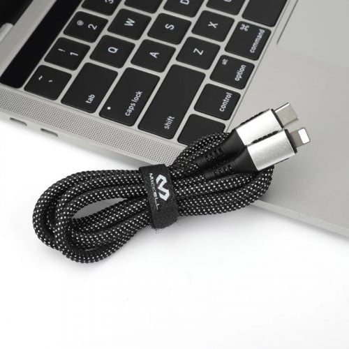 كيبل شحن سريع MICCELL قماش للأيفون PD بطول 1 متر