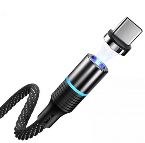 شاحن تايب سي قماش مغناطيسي 2 متر