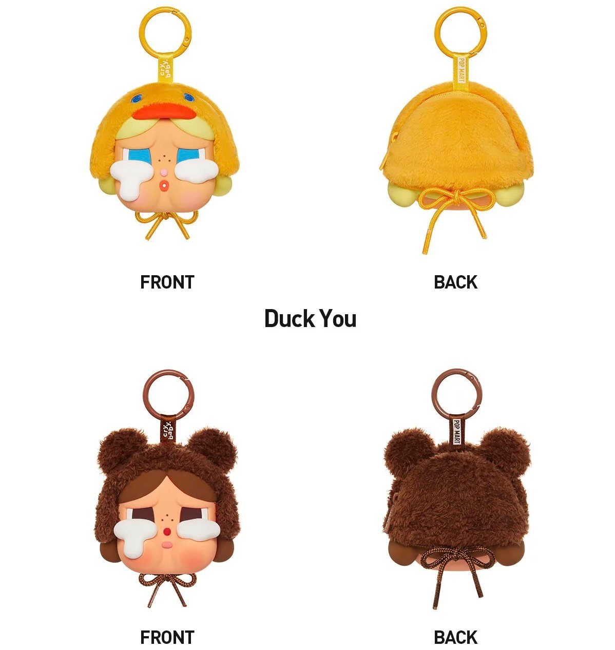 CRYBABY Earphone Case ゴールド CRYBABY SHINY SHINY Series-Earphone Case (Gold) - POP MART