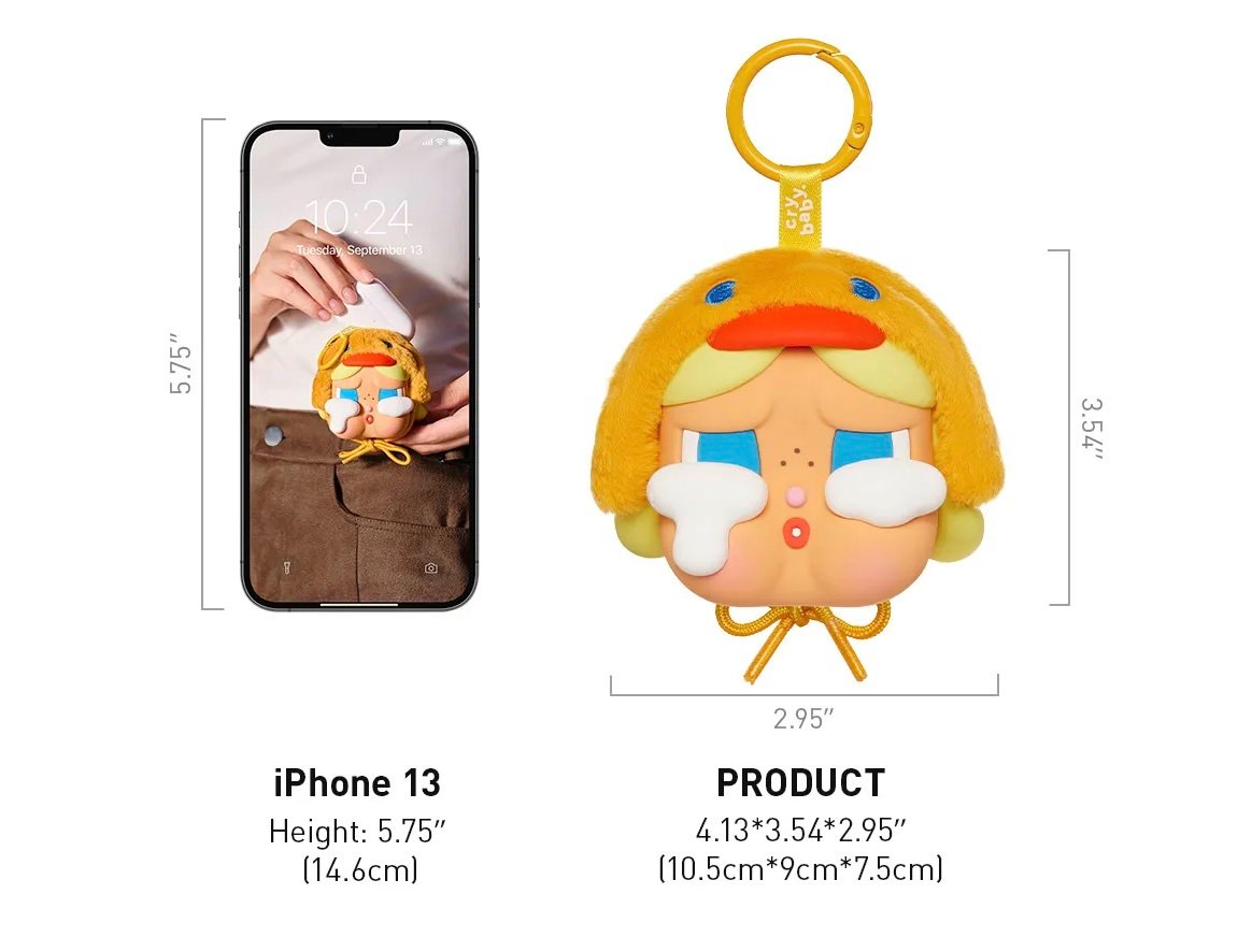 CRYBABY Earphone Case ゴールド pre order] CRYBABY Crying Again Series-Earphone Case