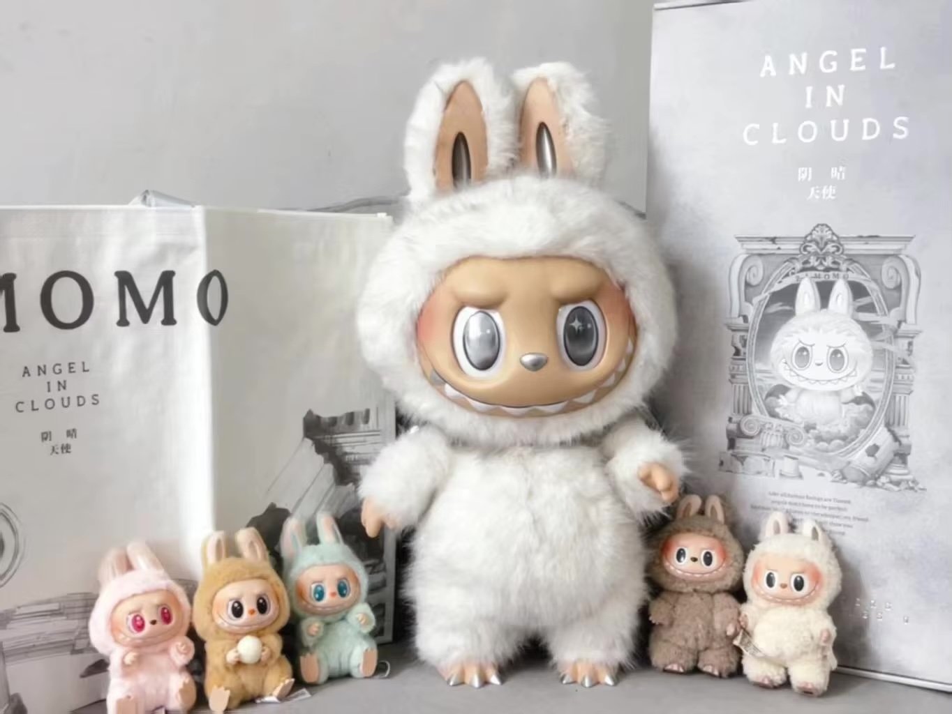 Labubu THE MONSTERS – Angel in Clouds Vinyl Face Doll