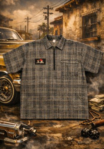 قميص كاروهات تصميم كامل