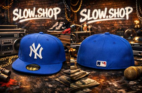 كاب NY ازرق مقفل