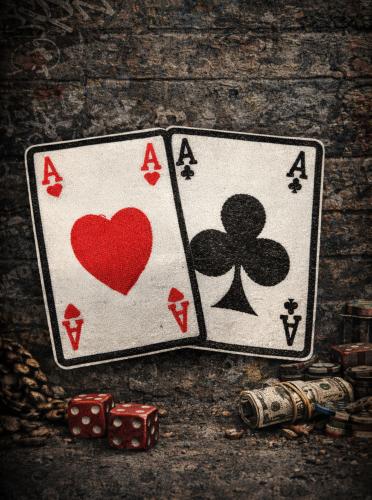 شعار ورق لعب  حجم صغير